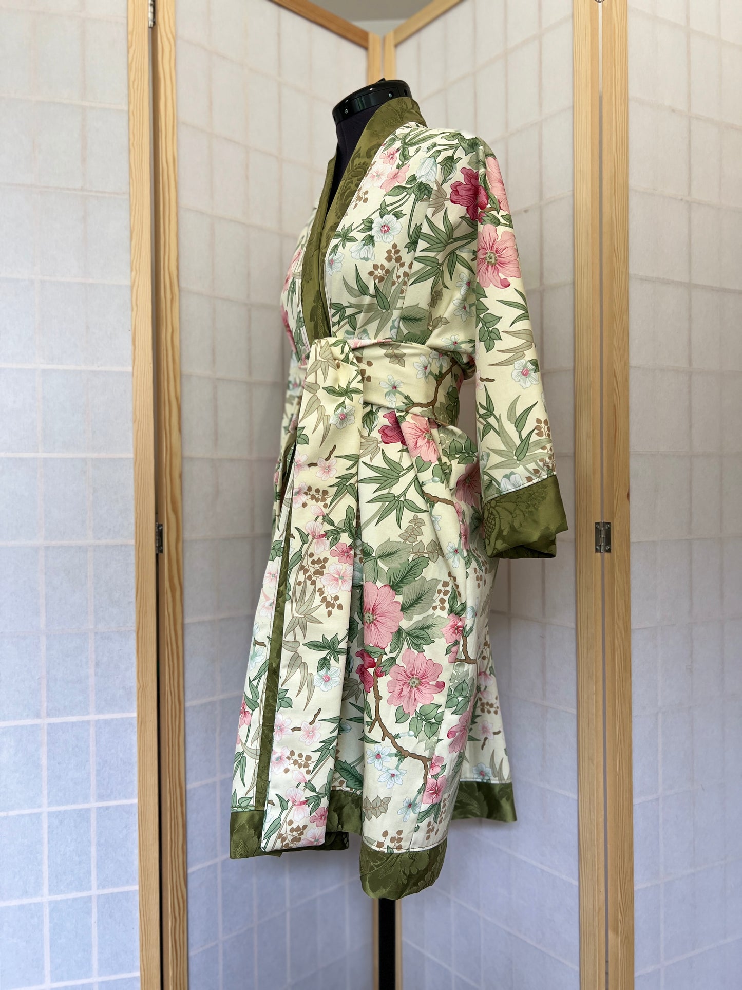 ILH Robe Pink & Green Floral