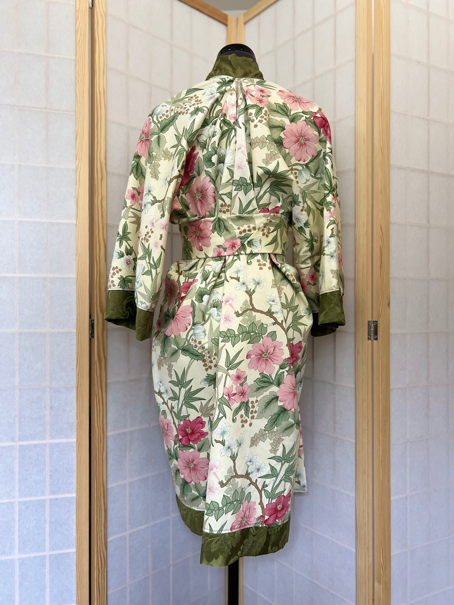 ILH Robe Pink & Green Floral