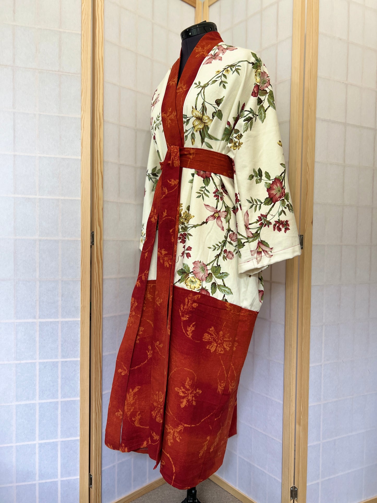 ILH Robe Red Floral
