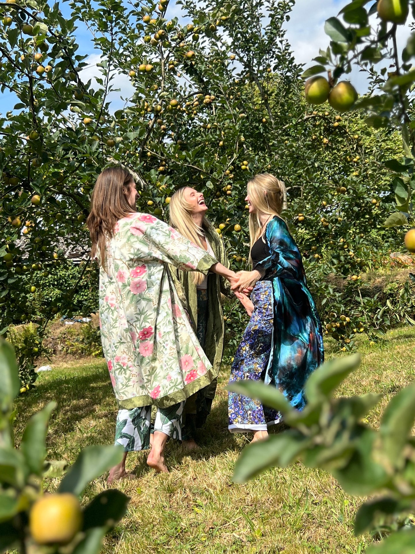 ILH Robe Pink & Green Floral