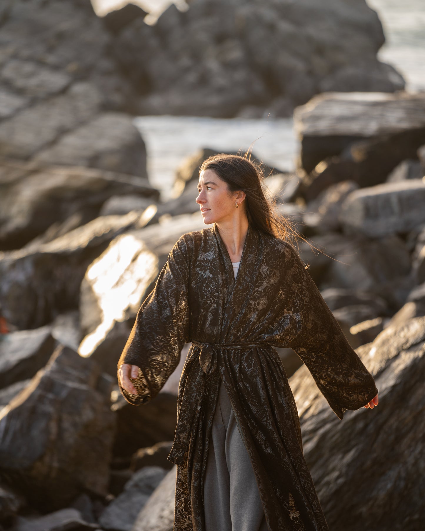 ILH Robe Chocolate Lace