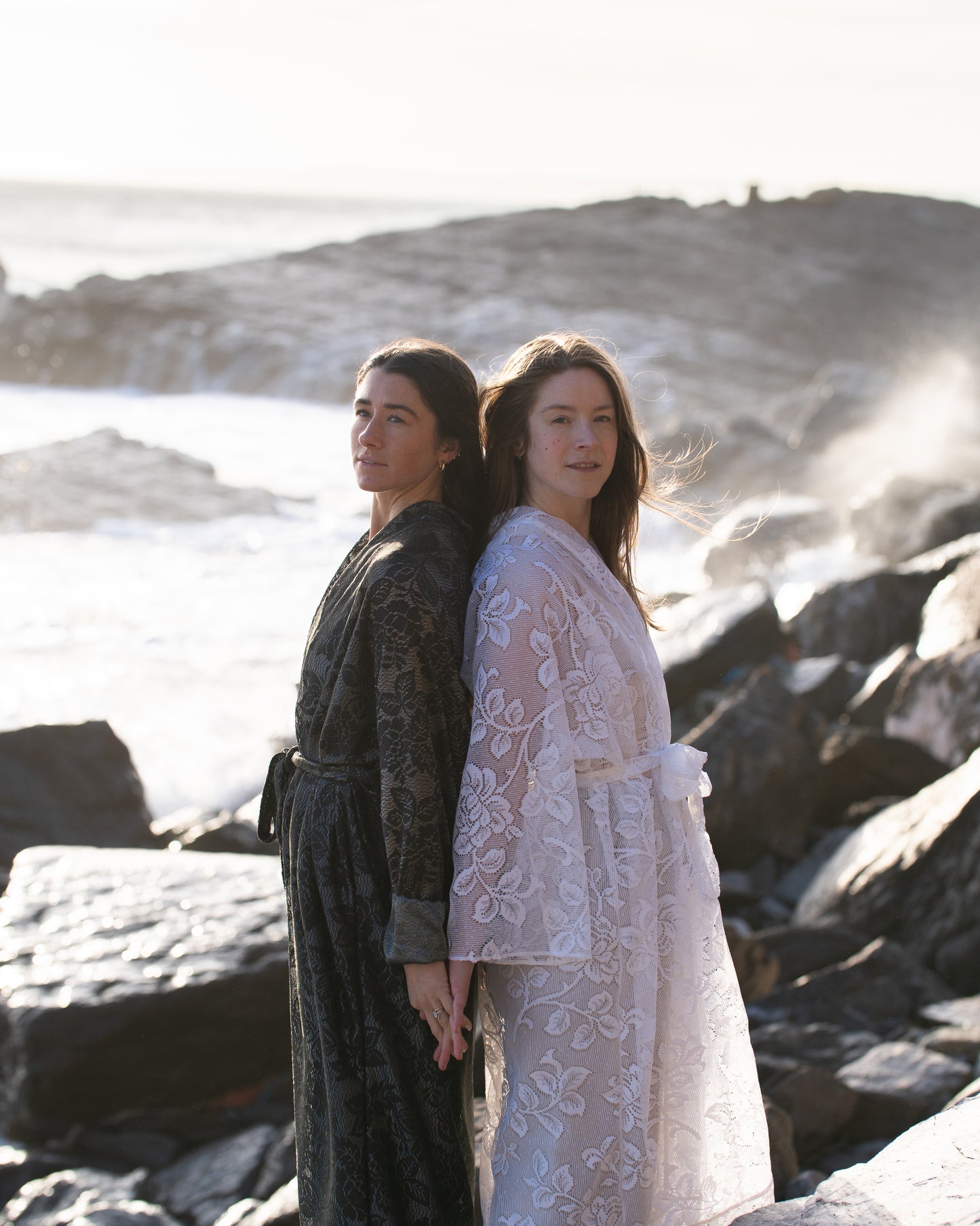 ILH Robe White Lace, Straight Hem