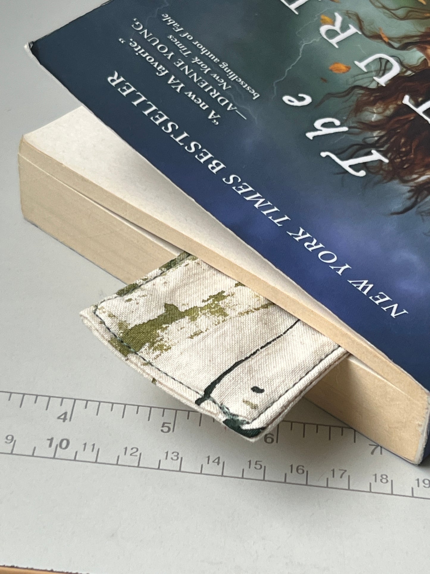 Recycled Cotton Handmade Bookmark