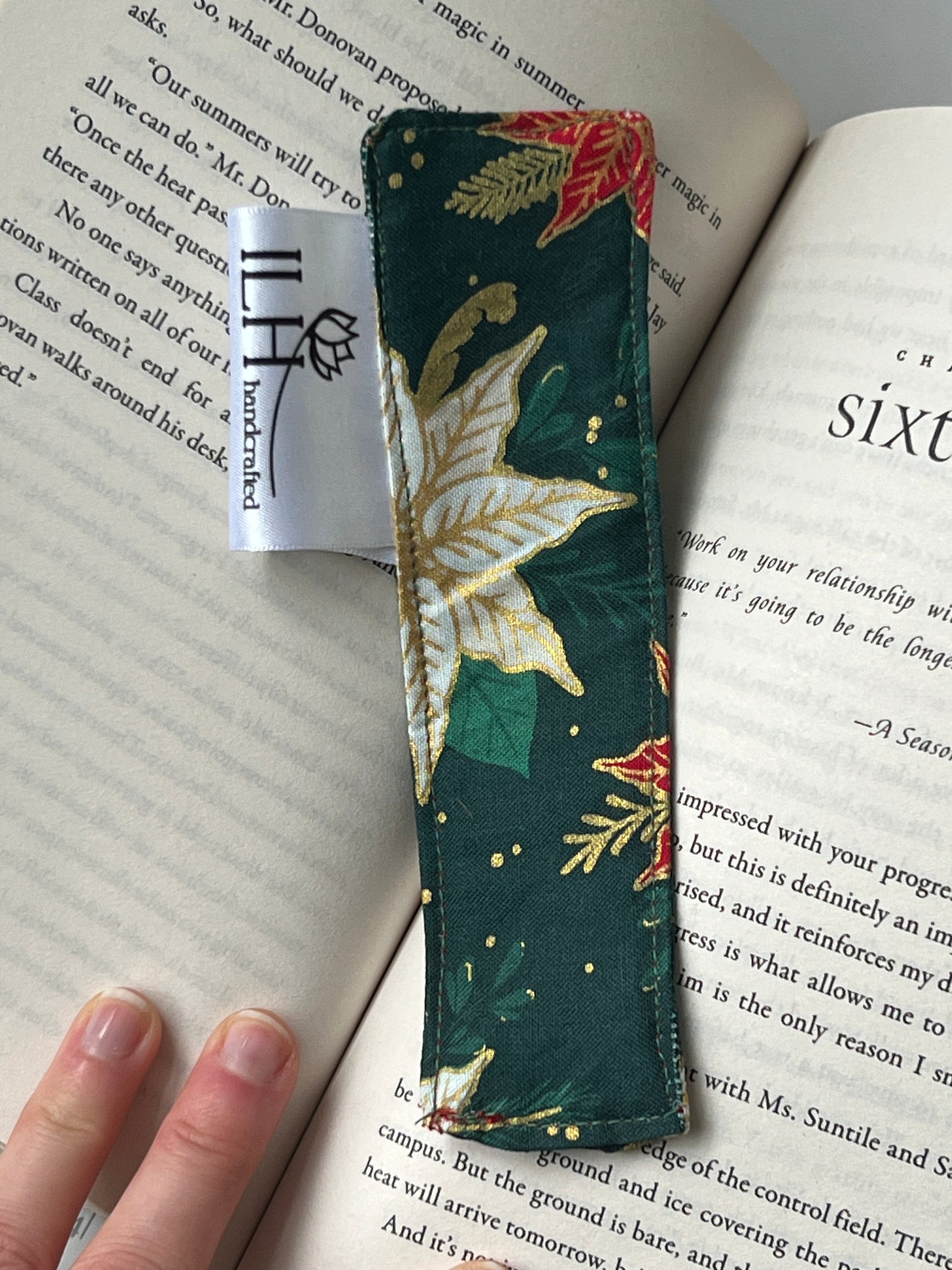 Recycled Cotton Handmade Bookmark
