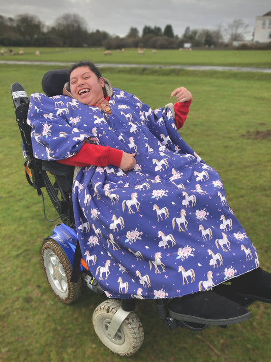 The Abby Robe - Bespoke Made-to-Order Wheelchair Poncho